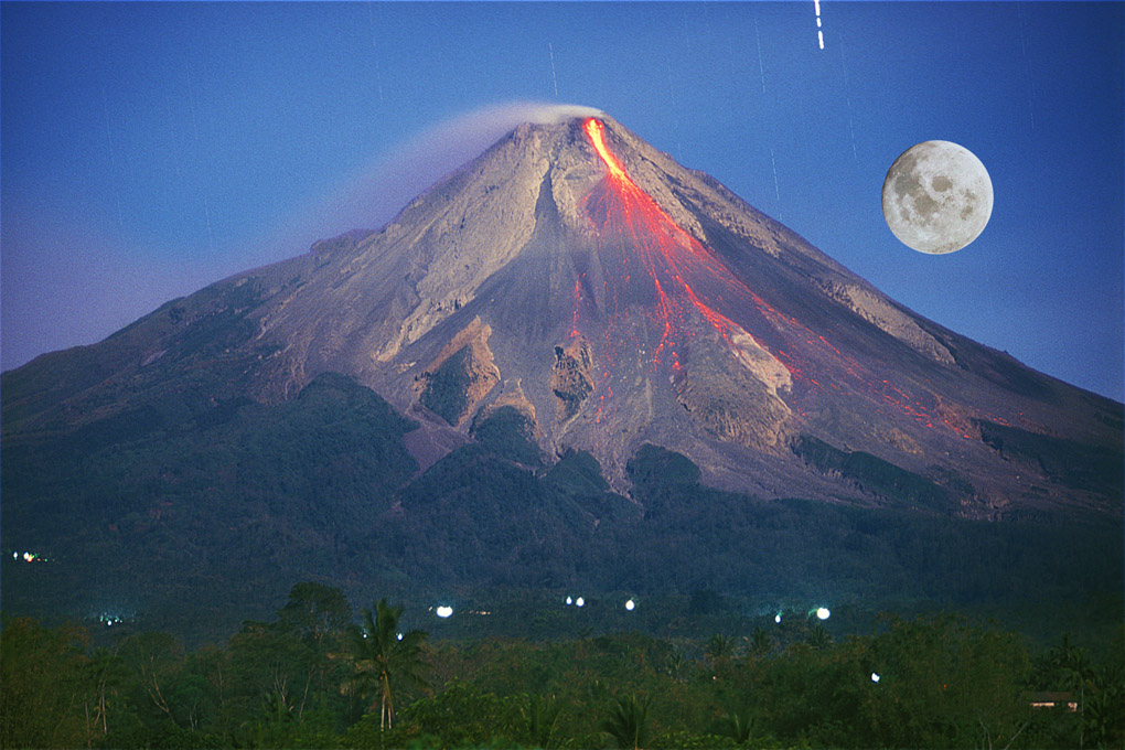 5 Gunung Berapi  Aktif di Indonesia